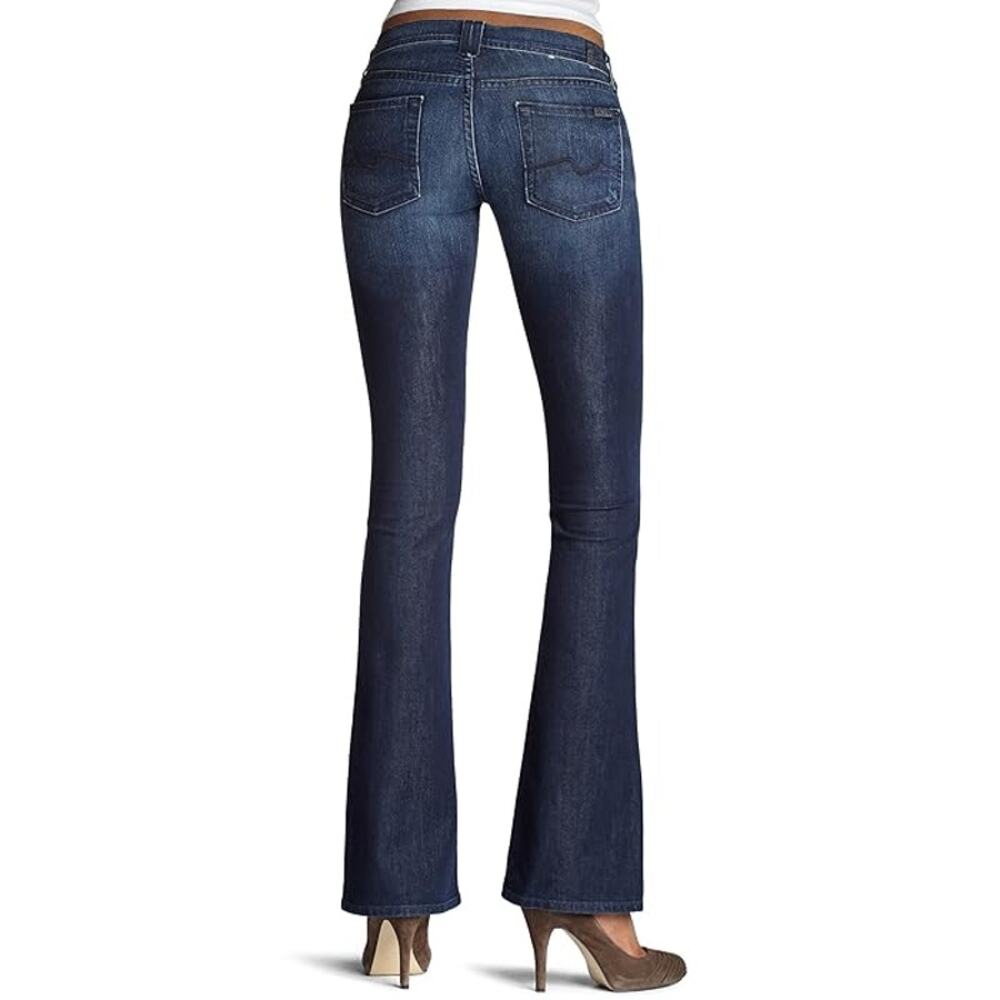 7 For All Mankind Bling Crystal Pocket Bootcut Jeans in Rustic Canyon NWT Sz 28 - Picture 16 of 16